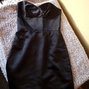 Satin cocktail dress